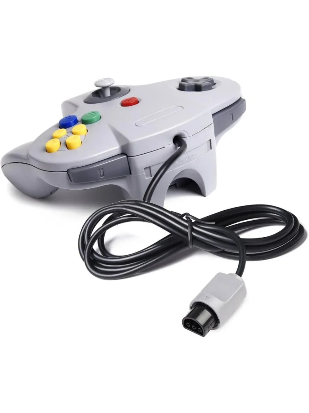 2x Retro Wired N64 Gamepad Controllers - Classic Joystick for Nintendo Console